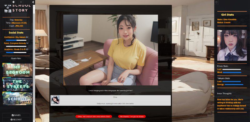 图片[3]-2376[SLG/真人/HTML/14.3G] 学校の物语 Gakko No Monogatari V0.18b PC+安卓 浏览器打开翻译-ACG俱乐部 - 各类游戏免费下载