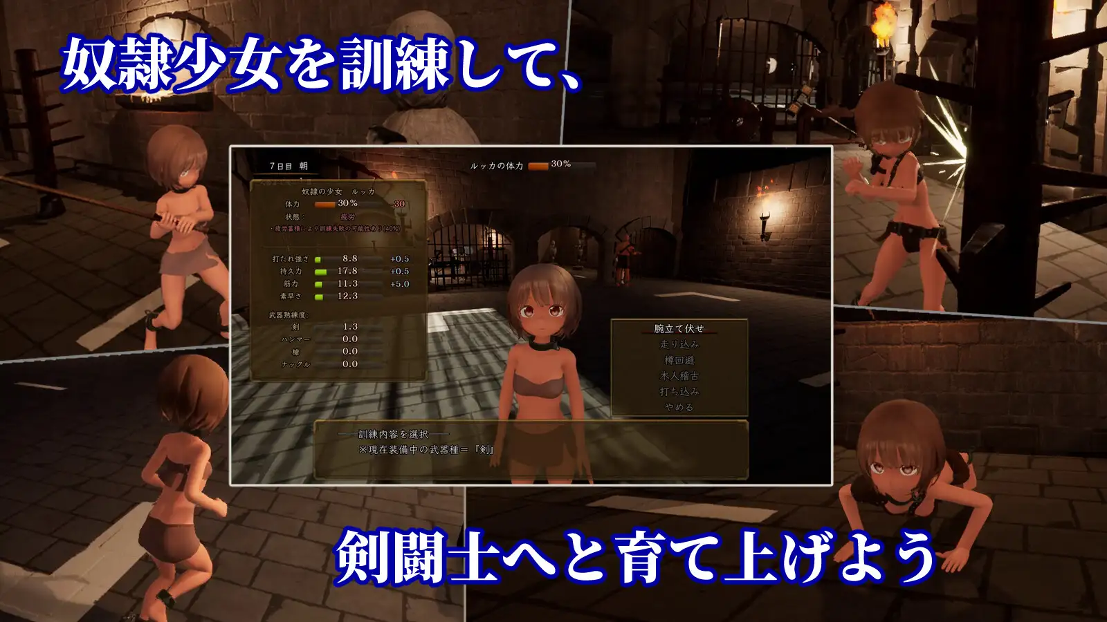 图片[2]-7267【3D/战斗H】首枷的卢卡～欲望与荣耀的竞技场～ 首枷のルッカV1.0.1.1 内嵌AI汉化版+去码 [2.90G][PC+安卓盖世]-ACG俱乐部 - 各类游戏免费下载