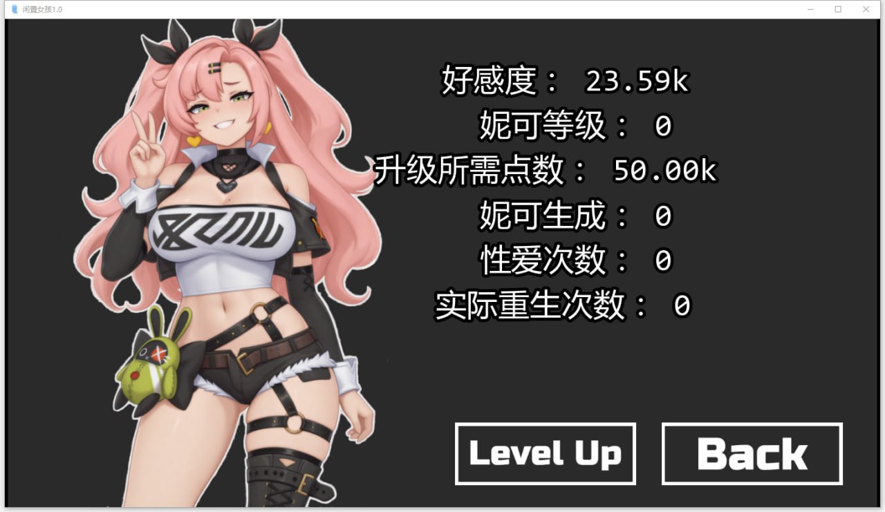 图片[1]-4250[日系SLG]闲置女孩 Idle Waifu 1.0 PC+安卓 AI汉化版-ACG俱乐部 - 各类游戏免费下载