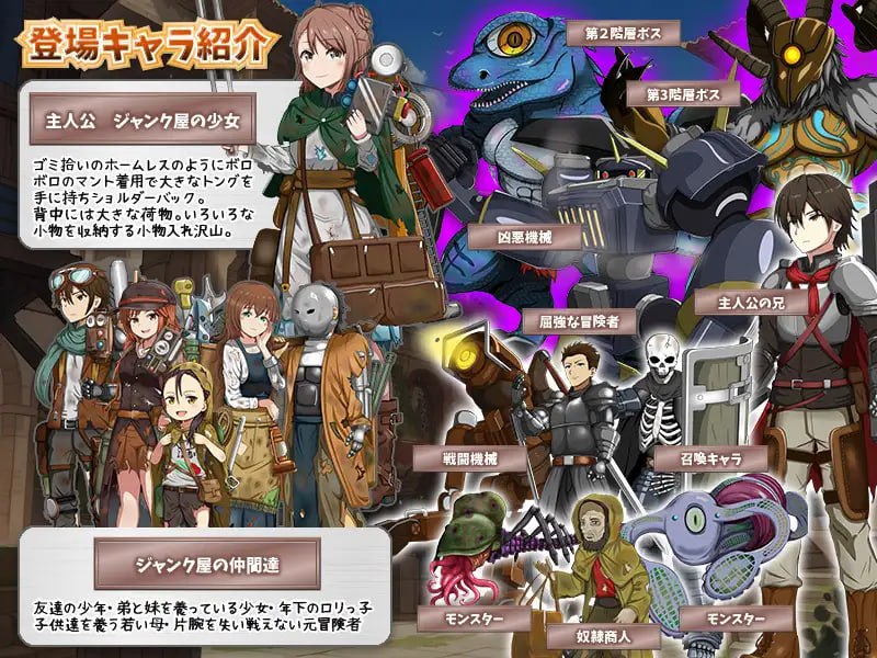 图片[4]-4721[探索RPG/收集] 废品店的地下城拾荒 ジャンク屋のダンジョン拾い 内嵌AI汉化版+作弊码 [PC+安卓670M]-ACG俱乐部 - 各类游戏免费下载