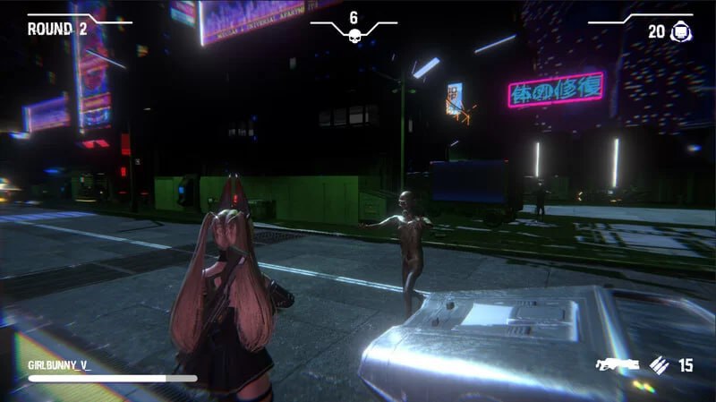 图片[2]-6630【FPS/3D动态】赛博女孩 末日僵尸 Cyber Girl: Apocalypse Zombies Build.9938250-STEAM-EN-ACG俱乐部 - 各类游戏免费下载