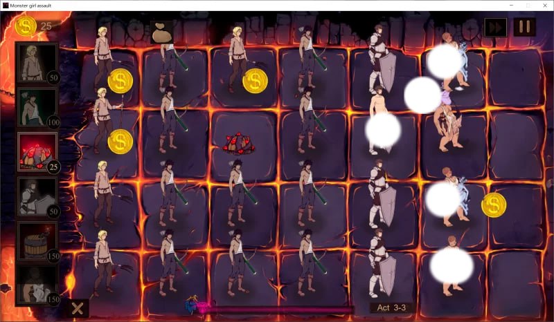 图片[3]-6812[欧美SLG/动态] 魔女突袭:镇守 [H版植物大战僵尸] Monster girl assault！v0.3.3.1 原版EN [PC+安卓 1.50G]-ACG俱乐部 - 各类游戏免费下载