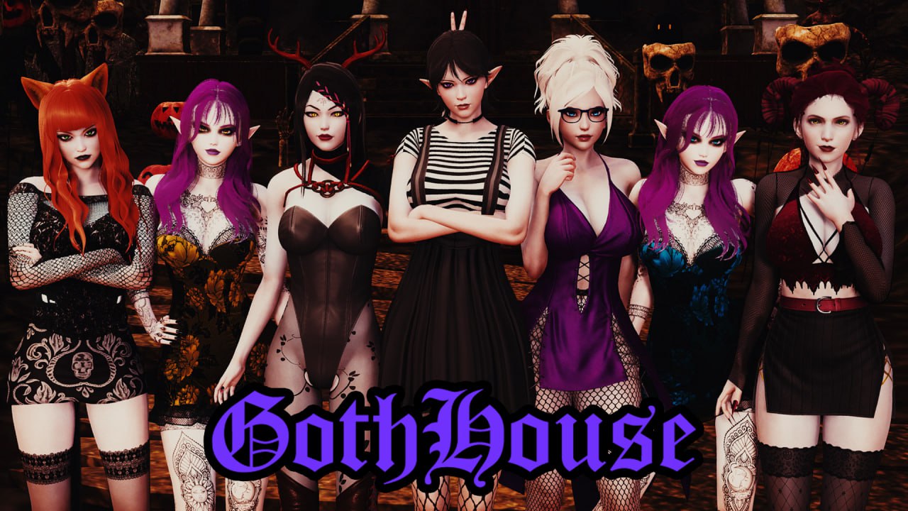图片[1]-7492【欧美SLG/AI汉化/扶他】哥特之家 GothHouse Chapters1-2 [Chimeros/Nikociant] AI汉化版【PC+安卓/1.35G/更新】-ACG俱乐部 - 各类游戏免费下载