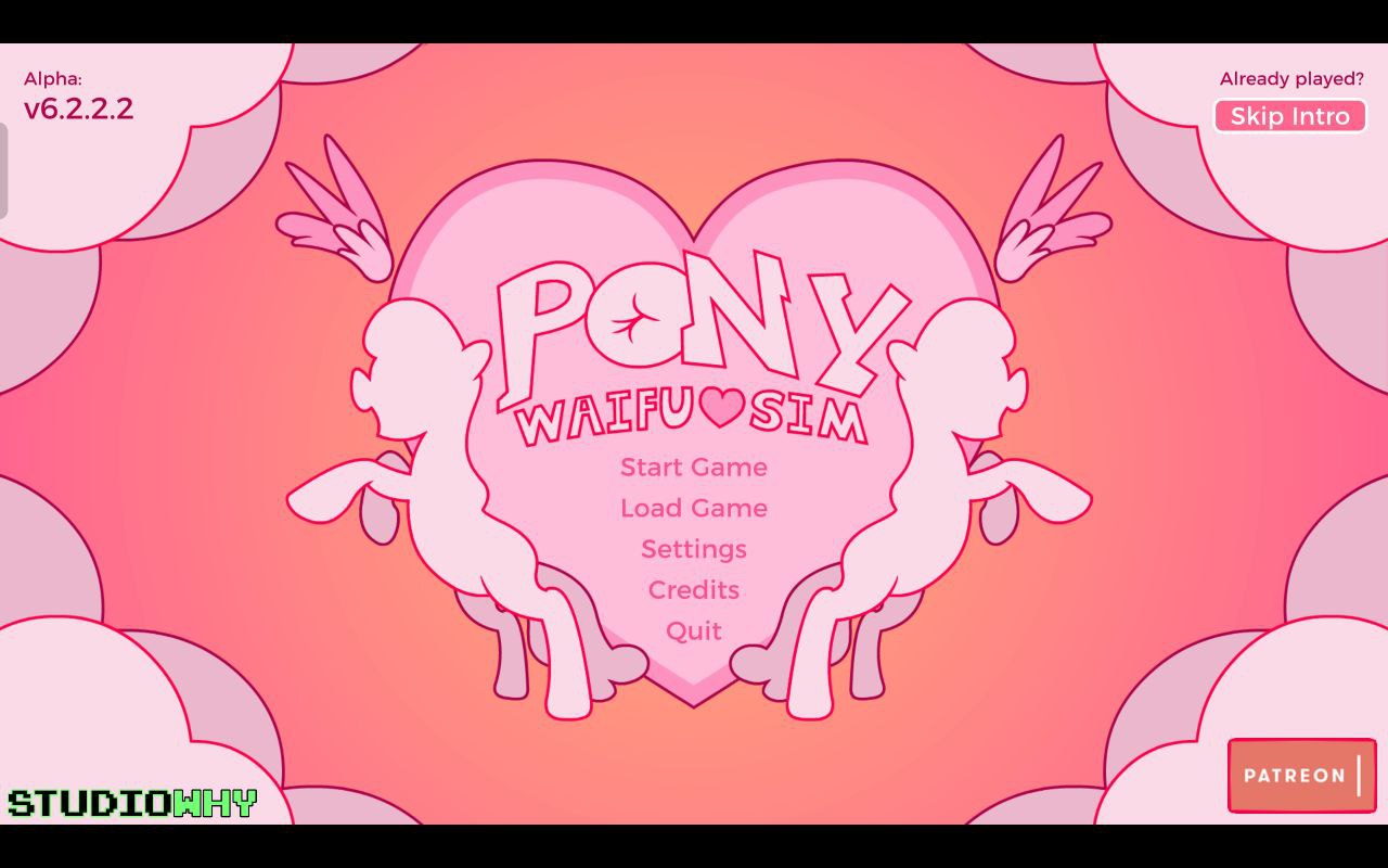 图片[1]-7790[欧美ADV/福瑞/小马宝莉同人] pony waifu sim alpha 0.6.2.2 官中 [PC+安卓]-ACG俱乐部 - 各类游戏免费下载