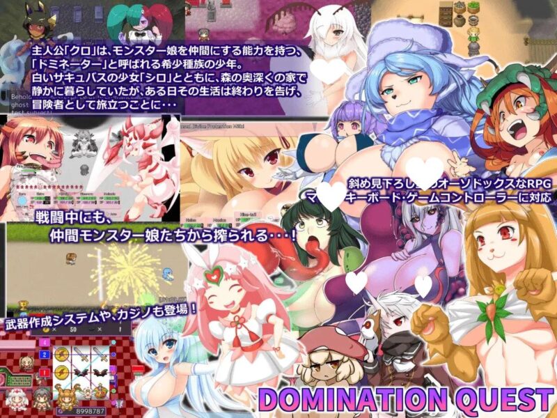 9803[SLG/魔物娘/像素动态]ドミネーションクエスト-統合版- v3.04[PC+安卓盖世]-ACG俱乐部 - 各类游戏免费下载