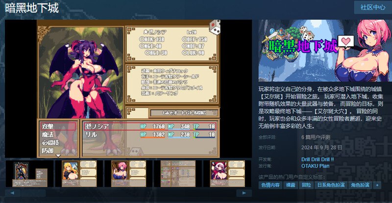 9146[冒险JRPG/像素] 暗黑地下城 Dungeon And Darkness V1.1 STEAM官中版 [600M][PC+安卓joi]-ACG俱乐部 - 各类游戏免费下载
