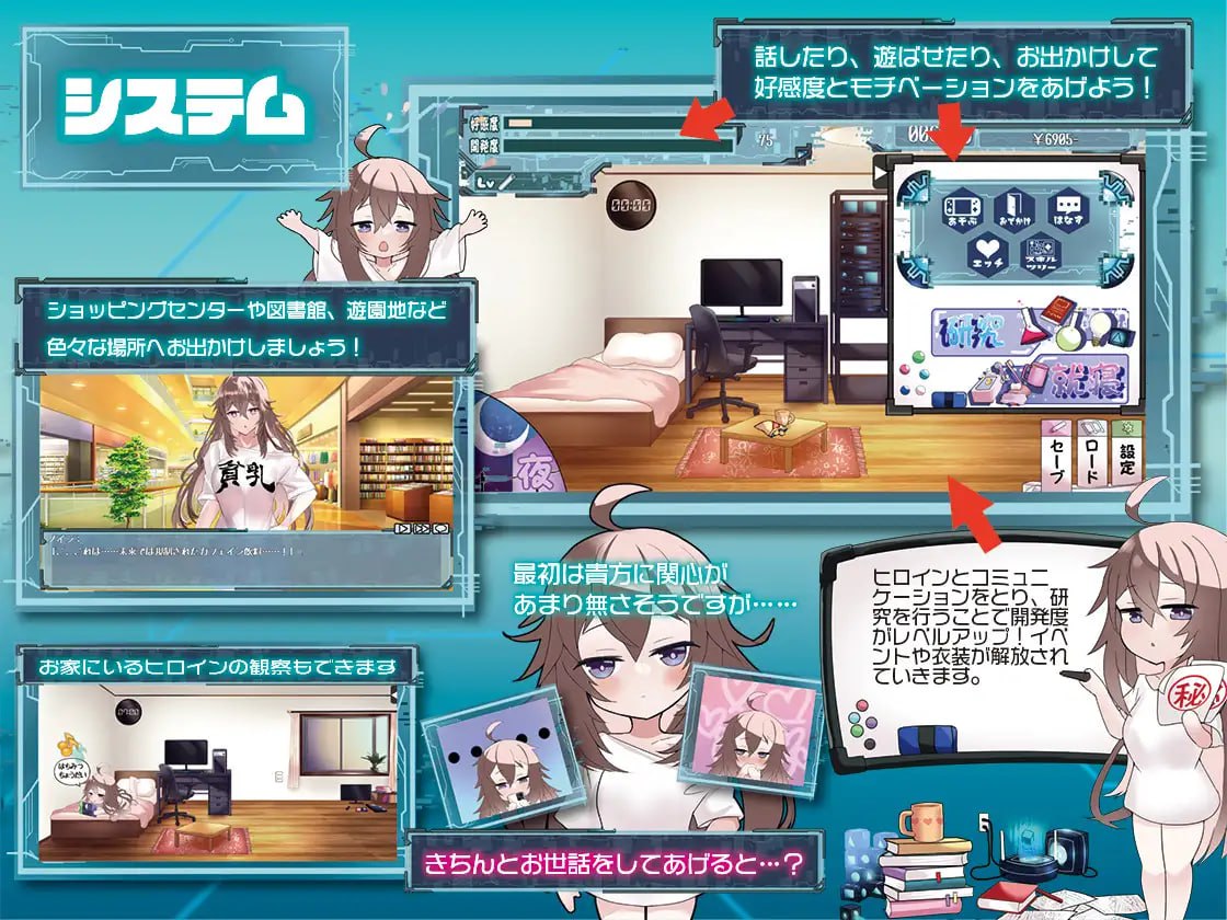 图片[4]-9467[SLG/同居/触摸/巨乳/动态]ダウナーライフ ～えっちなお触り実験～ 慵懒生活 ～色色触摸实验～机翻汉化[PC+安卓mtool]-ACG俱乐部 - 各类游戏免费下载