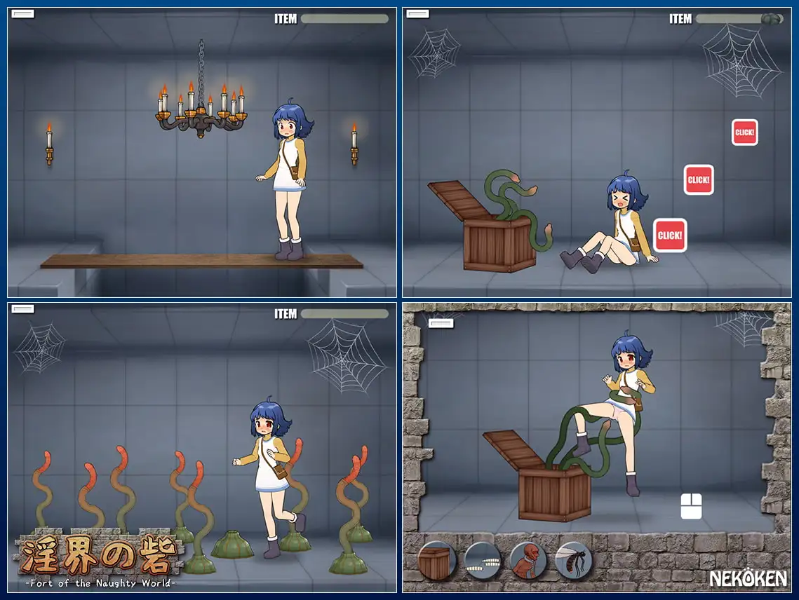 图片[3]-10289[ACT/触手]Fort of the Naughty World-银界魔城 淫界の砦-Fort of the Naughty World-生肉-ACG俱乐部 - 各类游戏免费下载