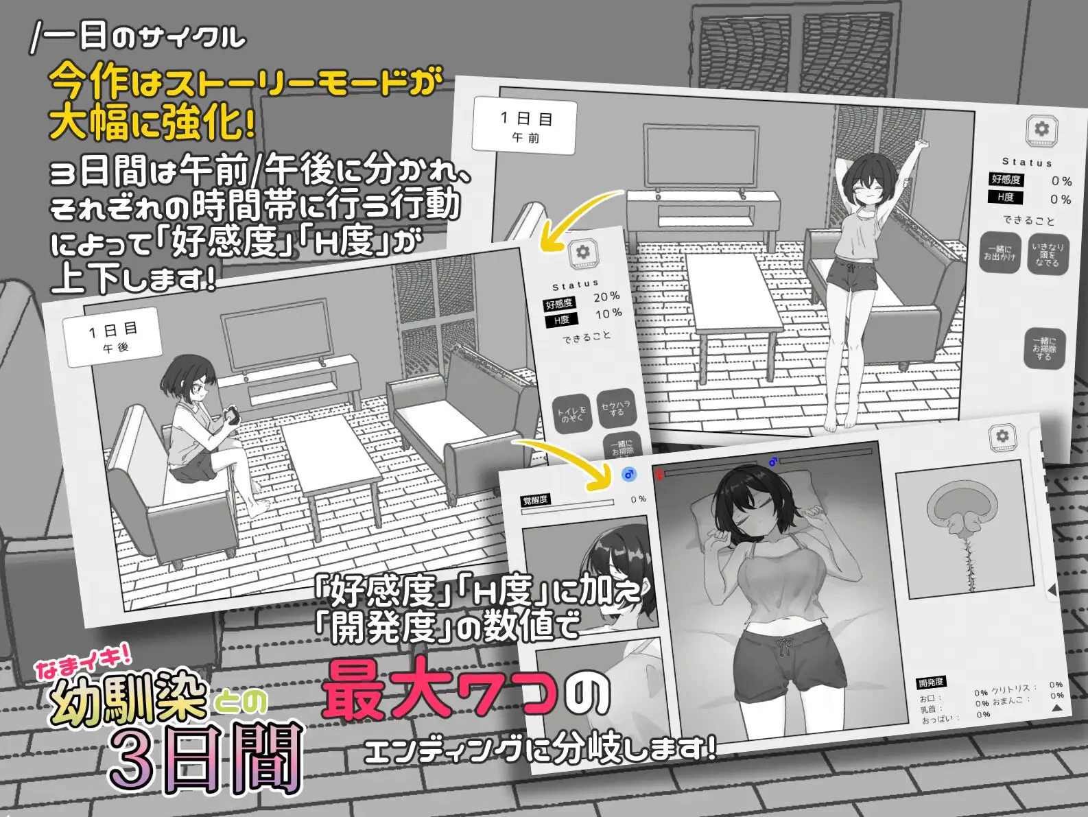 图片[3]-13193[SLG/触摸/动态]生涩高潮！与青梅竹马的三天 なまイキ！幼馴染との3日間 v1.1 [PC+安卓]-ACG俱乐部 - 各类游戏免费下载