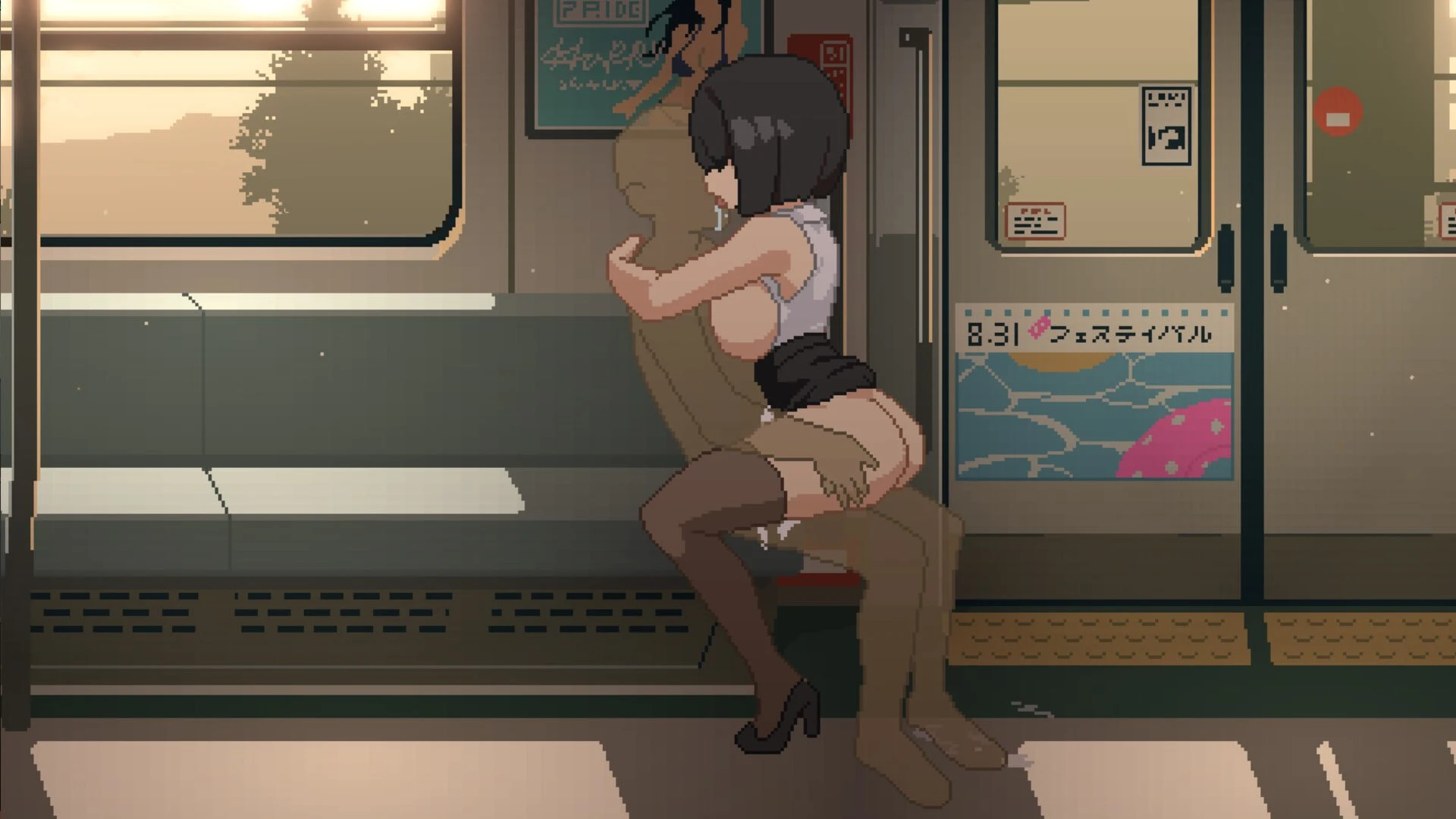 图片[1]-【解谜SLG/像素动态】45番电车 45番電車 Train45 demo 官中步兵[PC]-嘤嘤怪之家